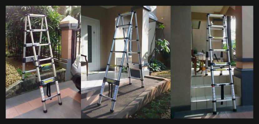 TANGGA ALUMINIUM TELESCOPIC