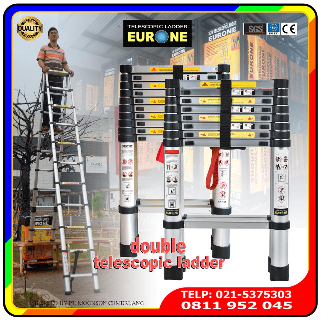 Tangga Telescopic Double