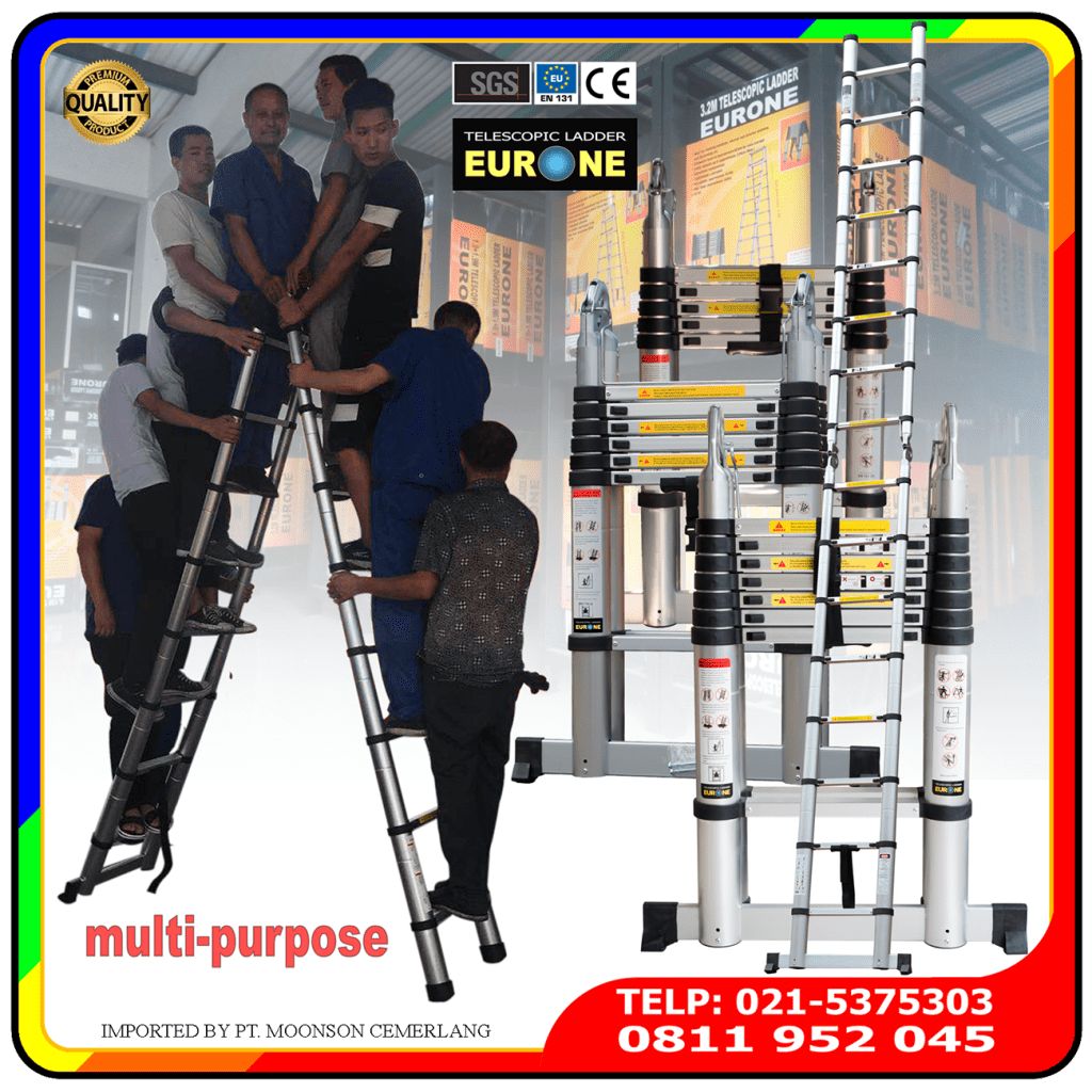 Tangga Teleskopik Lipat