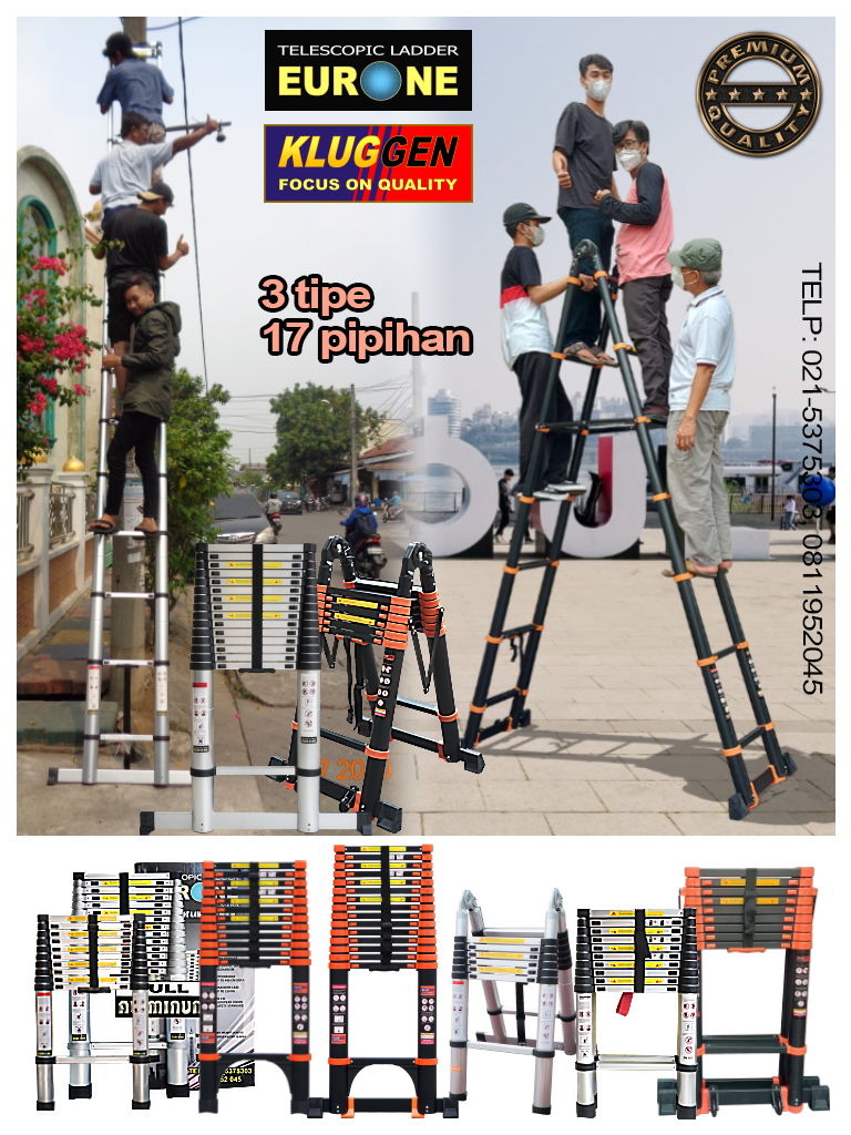 tangga teleskopik